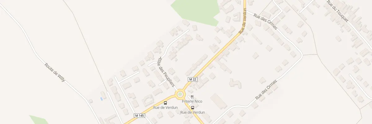Plan du 386 Rue de Verdun à Marquillies
