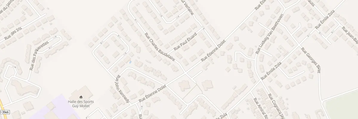 Plan du 5 Rue Charles Baudelaire à Vendin-le-Vieil