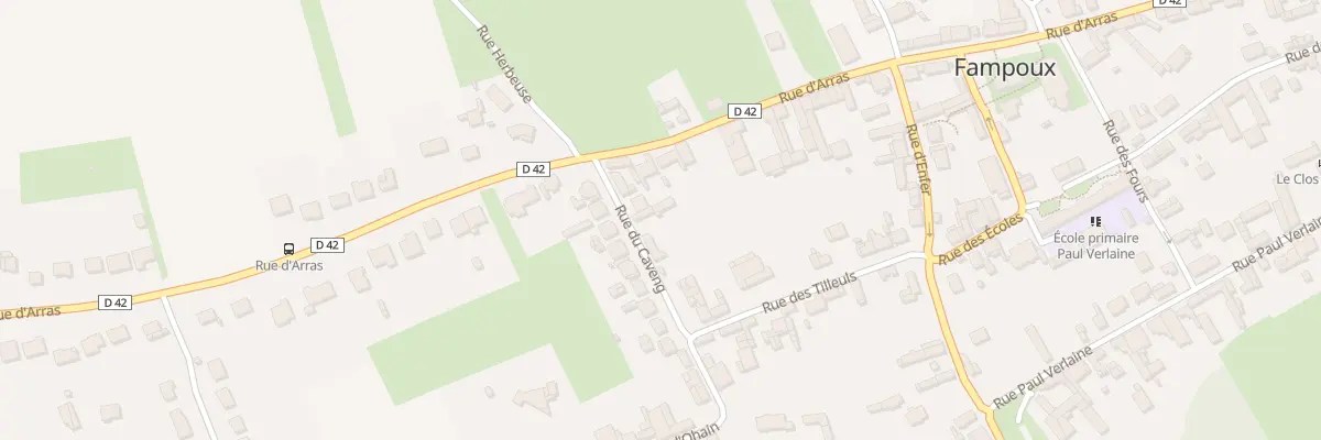 Plan du 2 Rue de Caveng à Fampoux