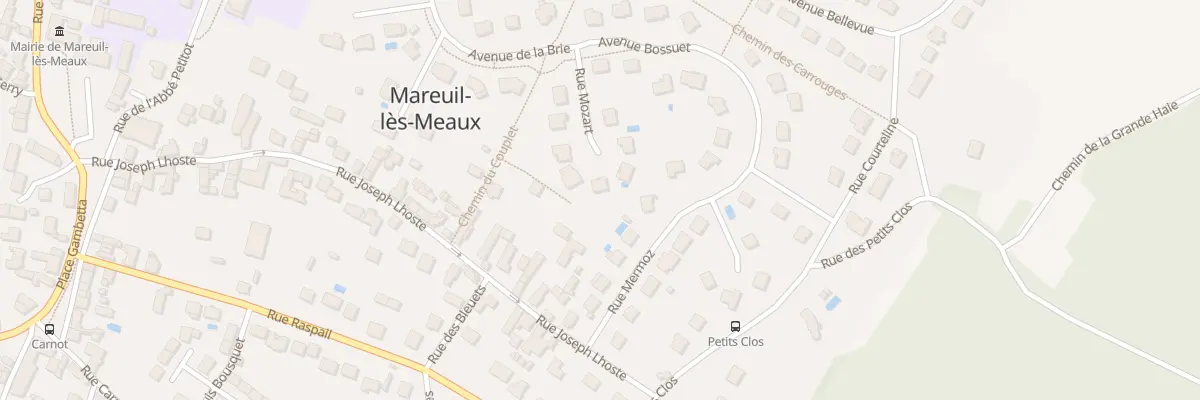 Plan du 10 Rue Mozart à Mareuil-lès-Meaux