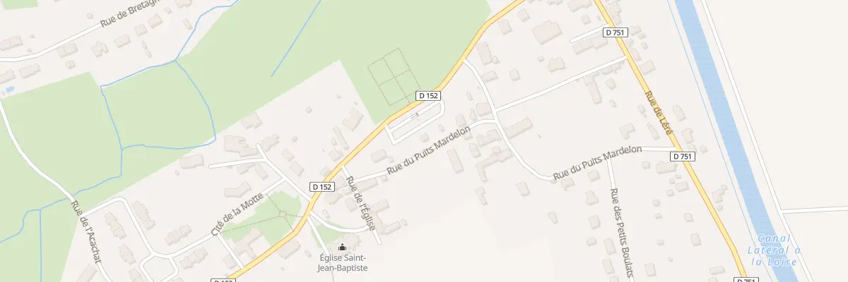 Plan du 12 Rue du Puits Mardelon à Sury-près-Léré