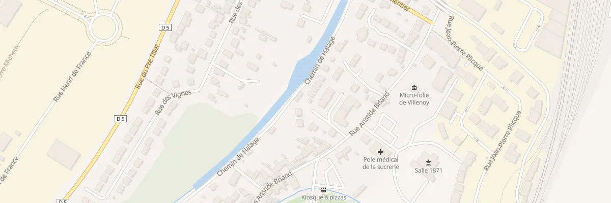 Plan du 60 Rue Aristide Briand à Villenoy