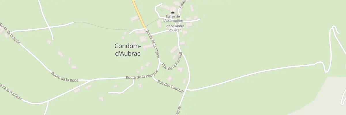 Plan du 5004 Condom à Condom-d’Aubrac