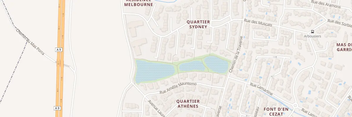Plan du 13 All Florian Rousseau à Pollestres