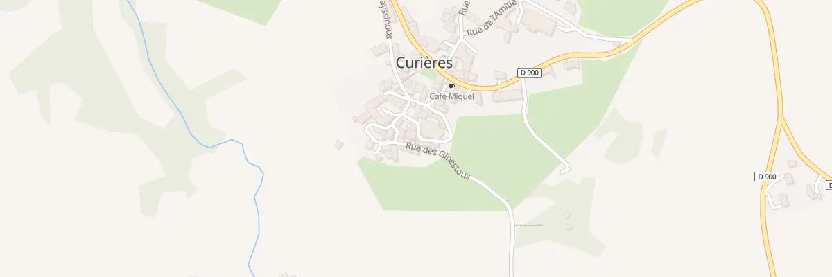 Plan du 5004 Curieres à Curières