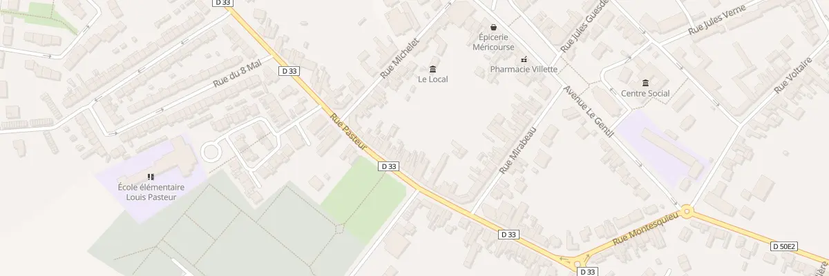 Plan du 53 Rue Pasteur à Méricourt