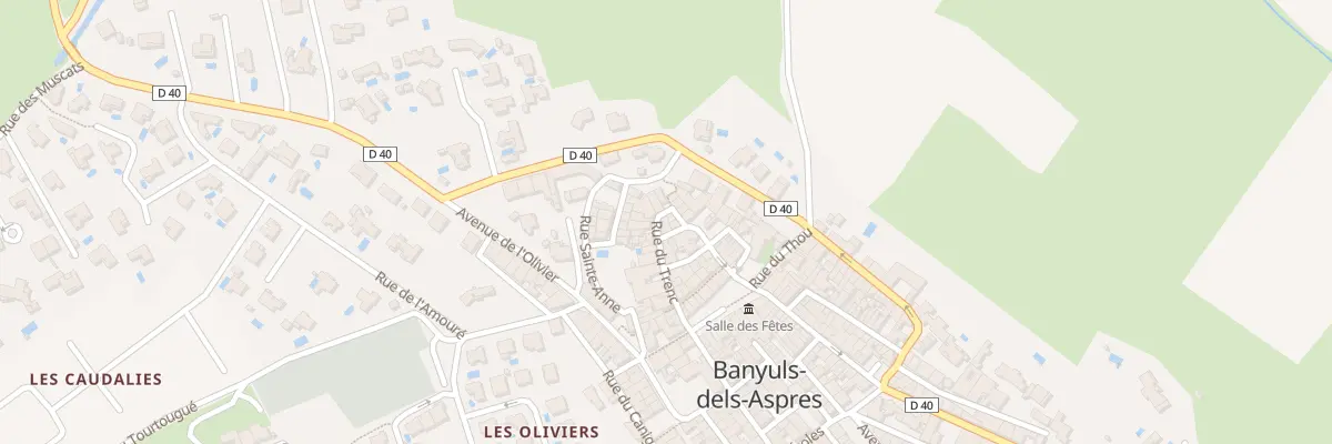 Plan du 8 Rue du Trenc à Banyuls-dels-Aspres