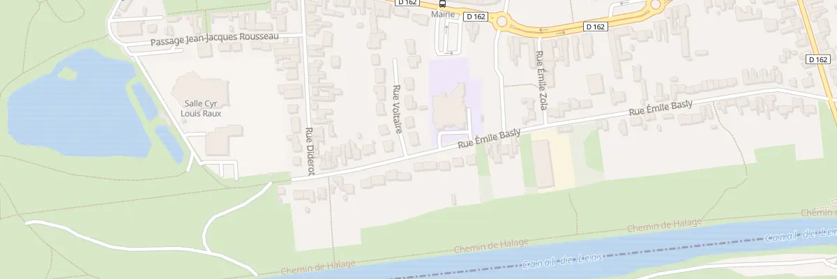 Plan du 1 Rue Voltaire à Loison-sous-Lens