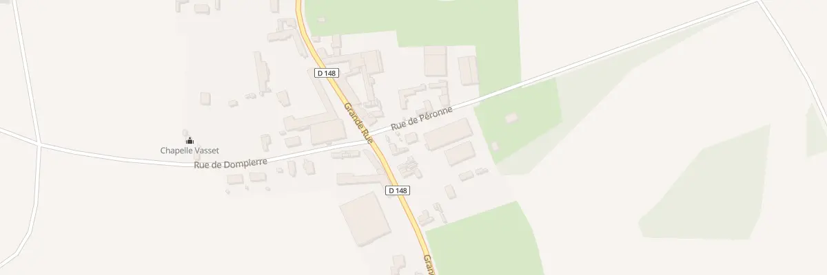 Plan du 6 Rue de Péronne à Flaucourt
