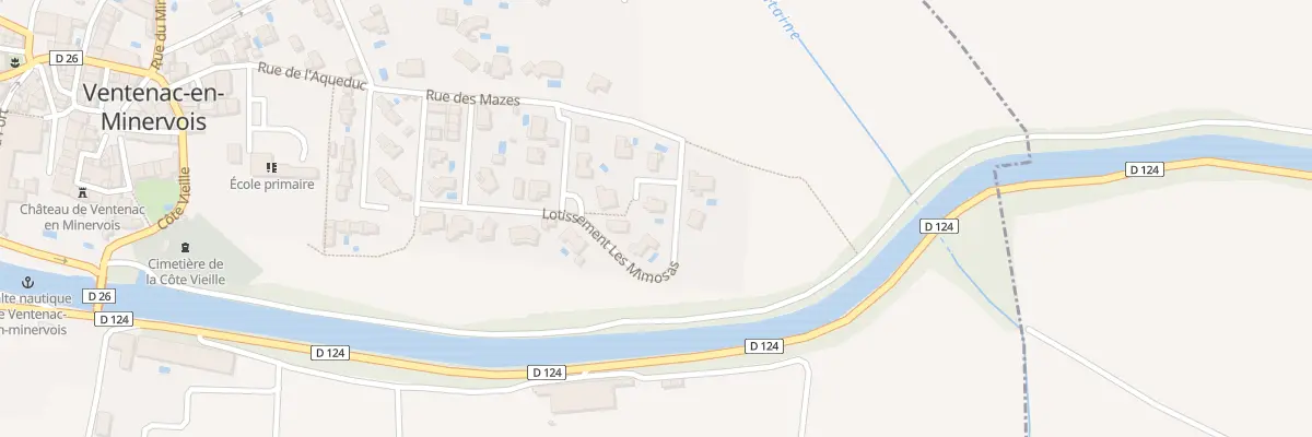 Plan du 18 Lot les Mimosas à Ventenac-en-Minervois