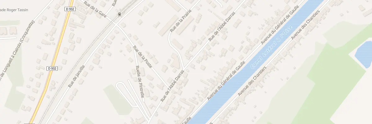 Plan du 32 Rue de l’Abbé Darras à Longueil-Annel