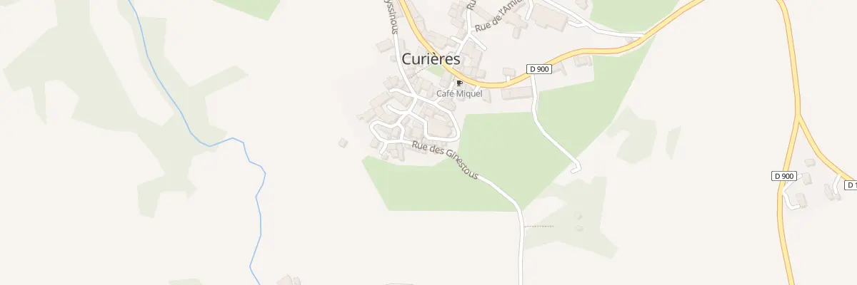 Plan du 5006 Curieres à Curières