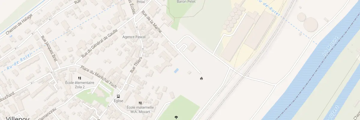 Plan du 23 Rue de la Marne à Villenoy