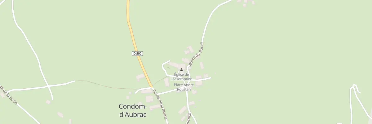 Plan du 5014 Condom à Condom-d’Aubrac