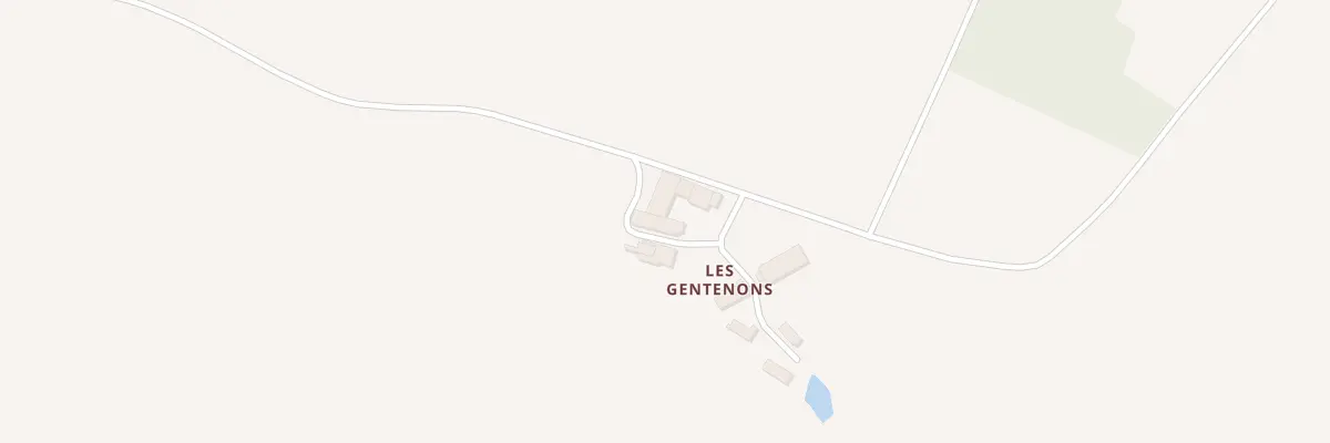 Plan du 5111 Les Gentenons à La Chapelle-sur-Aveyron