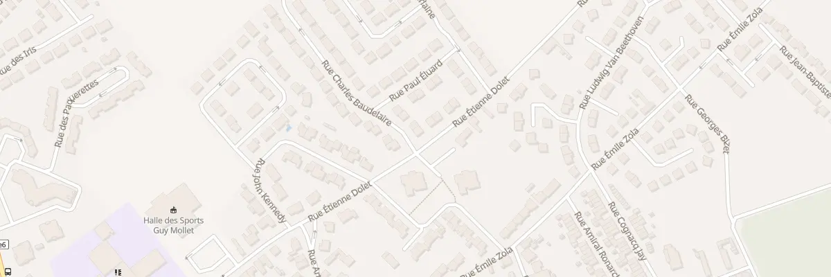Plan du 1 Rue Charles Baudelaire à Vendin-le-Vieil