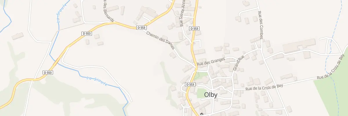Plan du 114 Chem des Dames à Olby