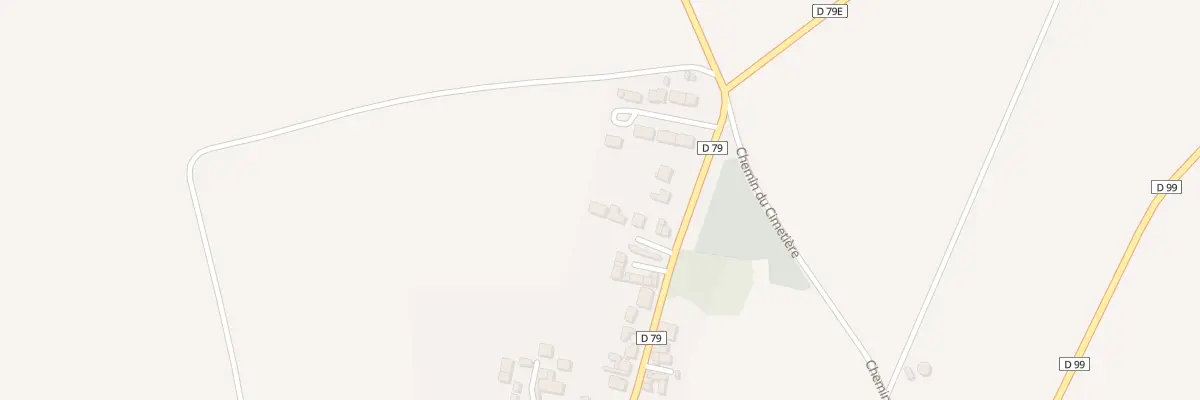Plan du 45 Rue de la Croix Blanche à Brégy