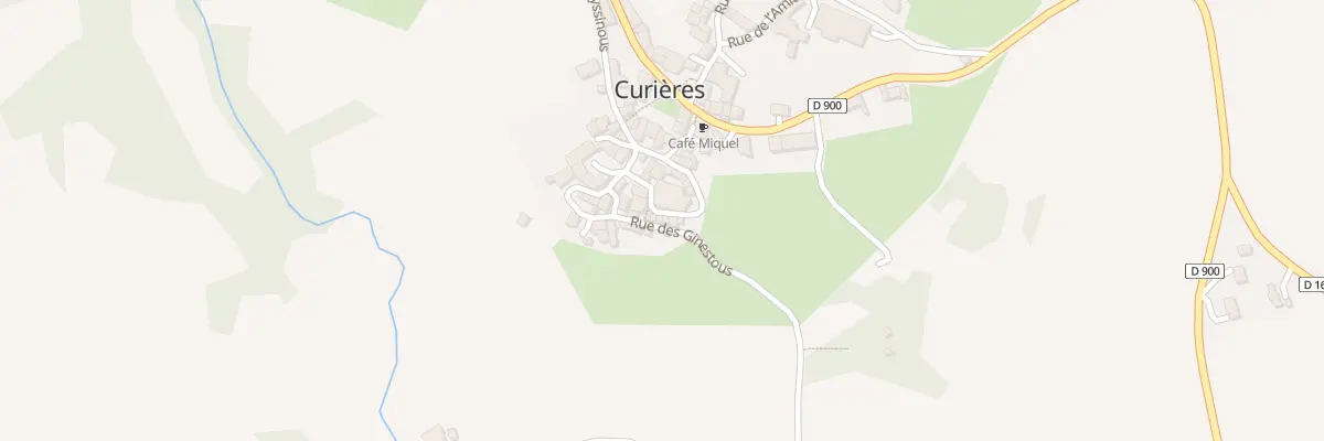 Plan du 5007 Curieres à Curières