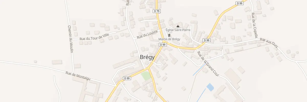 Plan du 8 Rue de l’Eglise à Brégy