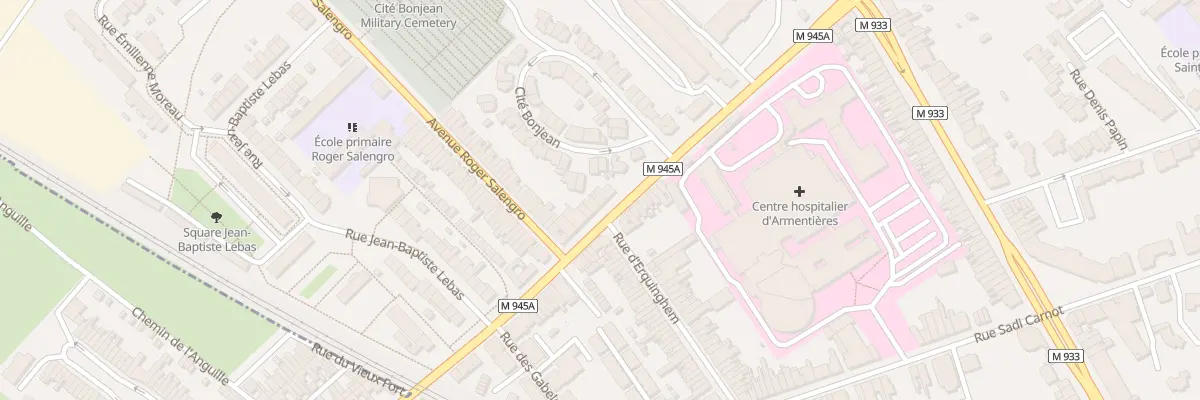 Plan du 154 Rue Jules Lebleu à Armentières