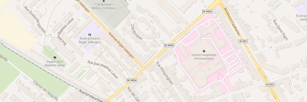 Plan du 152 Rue Jules Lebleu à Armentières