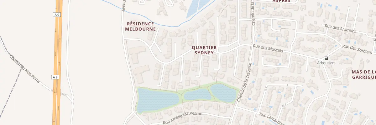 Plan du 1 All Florian Rousseau à Pollestres