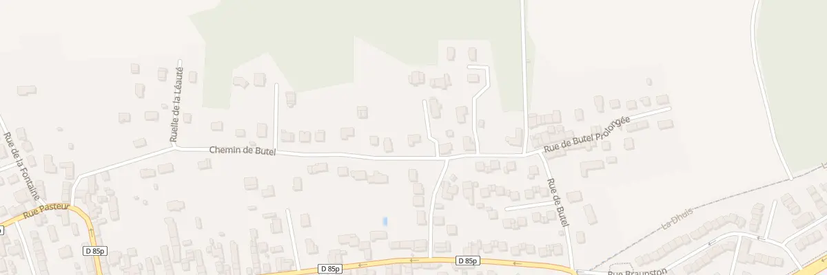 Plan du 6 Che de Butel à Quincy-Voisins