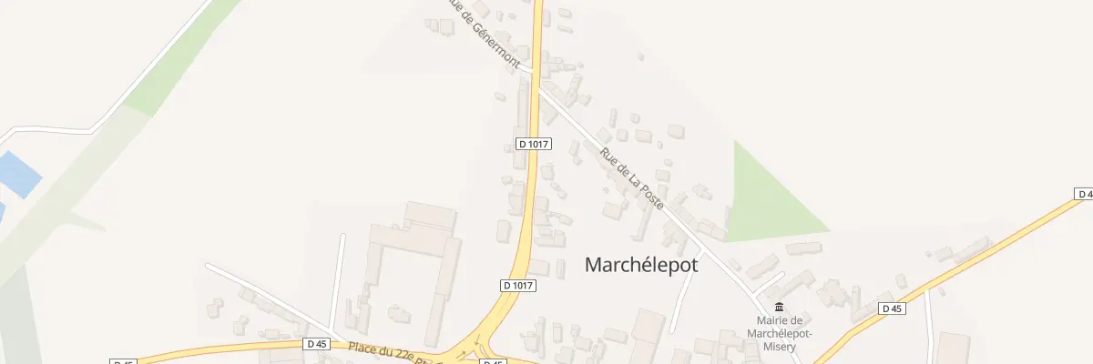 Plan du 26 Rte des Flandres à Marchélepot-Misery