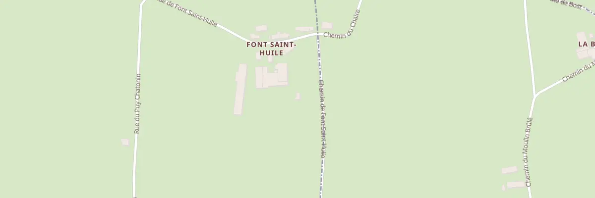 Plan du 5571 Font Saint Huile à Bézenet