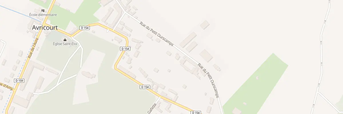 Plan du 6 Rue du Petit Ourscamp à Avricourt