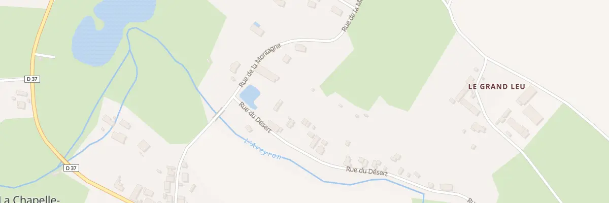 Plan du 99 Rue du Desert à La Chapelle-sur-Aveyron