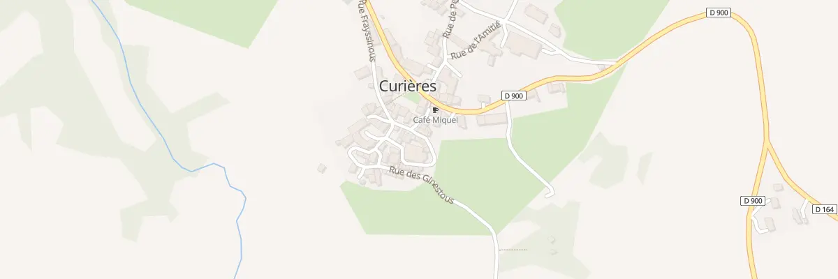 Plan du 5016 Curieres à Curières