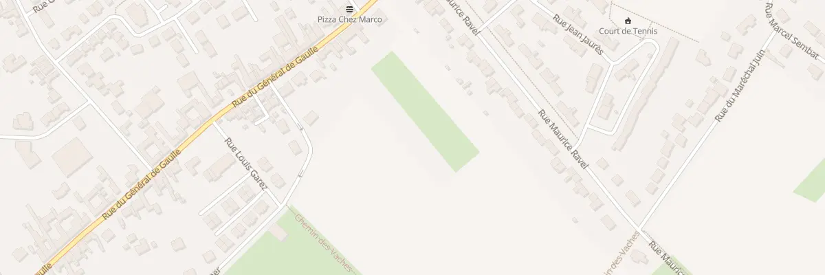 Plan du 100 Rue du Général de Gaulle à Billy-Berclau
