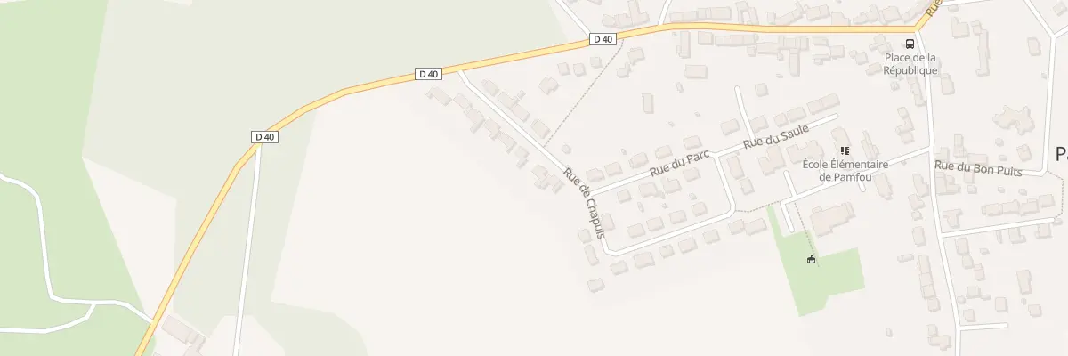 Plan du 13 Rue de Chapuis à Pamfou