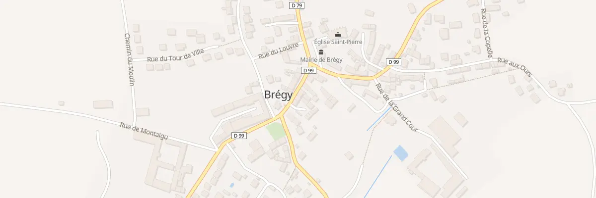 Plan du 7 Rue de l’Eglise à Brégy