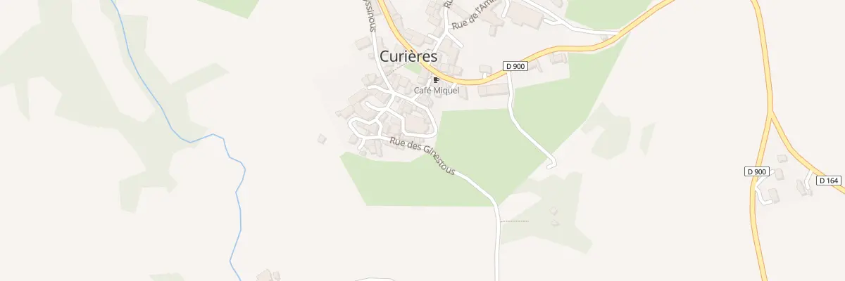 Plan du 5010 Curieres à Curières