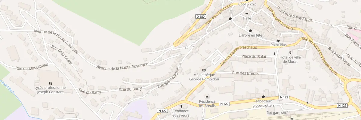 Plan du 40 Rue Saint-Michel à Murat