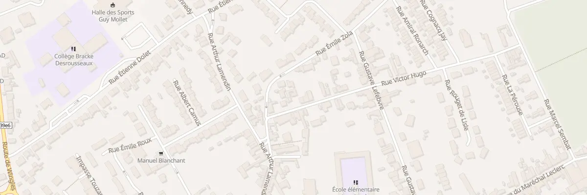 Plan du 5 Rue Victor Hugo à Vendin-le-Vieil