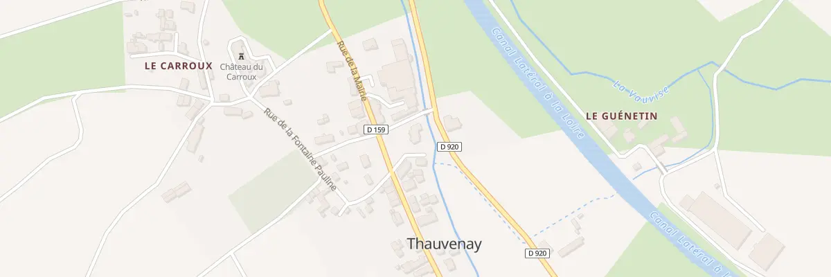 Plan du 4 Pl du 25 Juin 1944 à Thauvenay