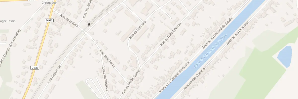 Plan du 40 Rue de l’Abbé Darras à Longueil-Annel