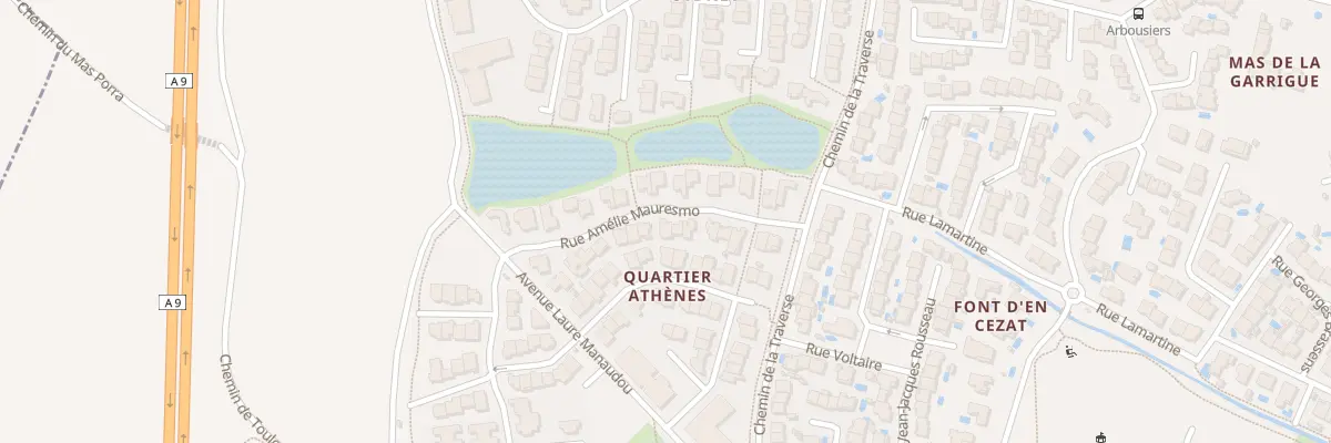 Plan du 15 Rue Amélie Mauresmo à Pollestres