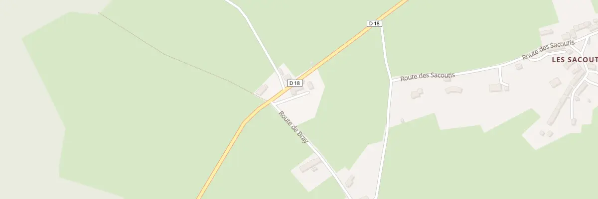 Plan du 5218 Bray à Neuf-Église