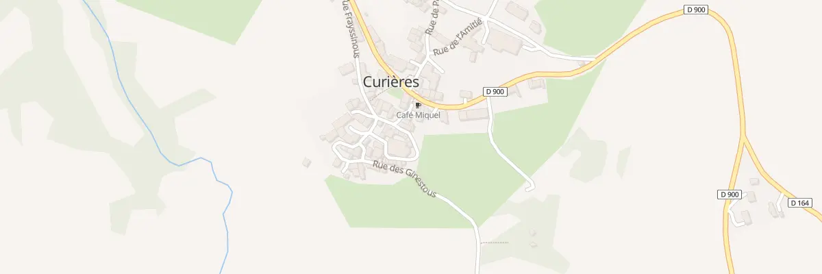 Plan du 5014 Curieres à Curières