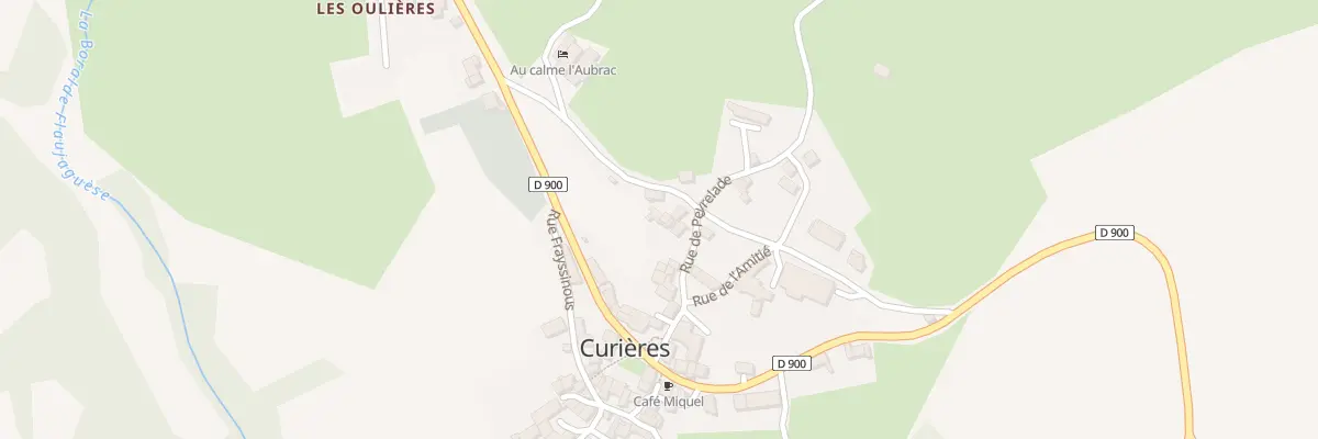Plan du 5064 Curieres à Curières