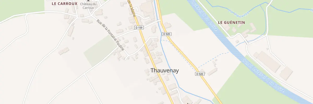 Plan du 20 Rue de la Mairie à Thauvenay