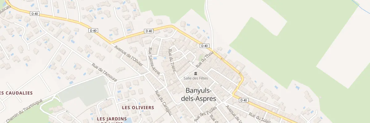 Plan du 3 Rue des Acacias à Banyuls-dels-Aspres