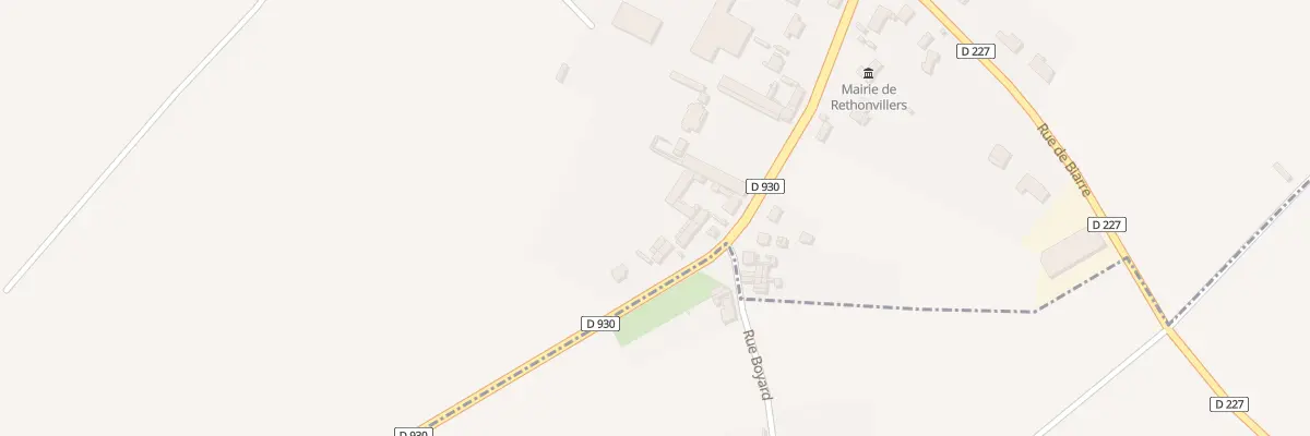 Plan du 28 Gr Grande Rue à Rethonvillers