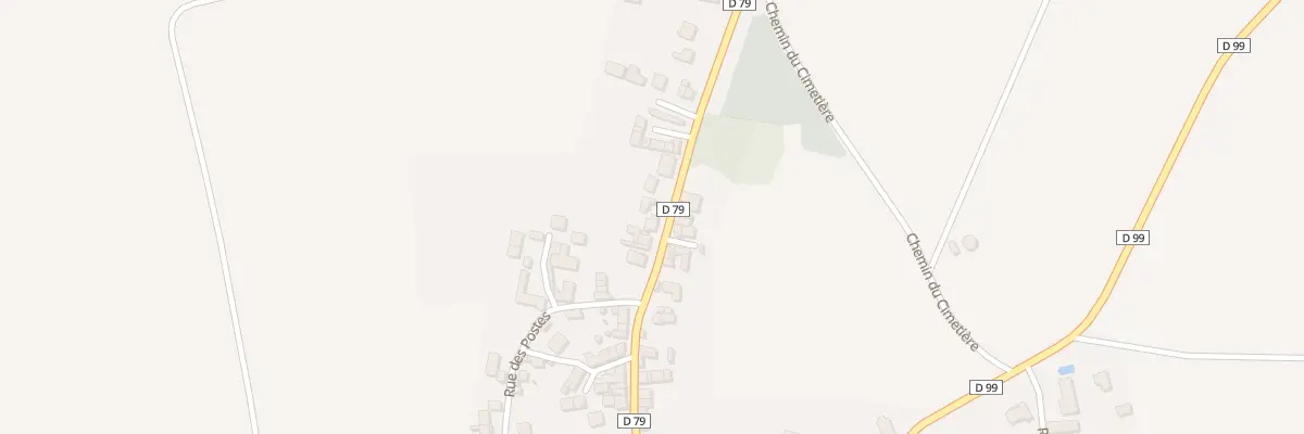 Plan du 33 Rue de la Croix Blanche à Brégy