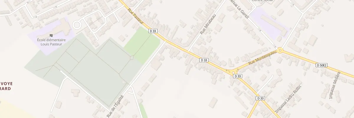 Plan du 56 Rue Pasteur à Méricourt